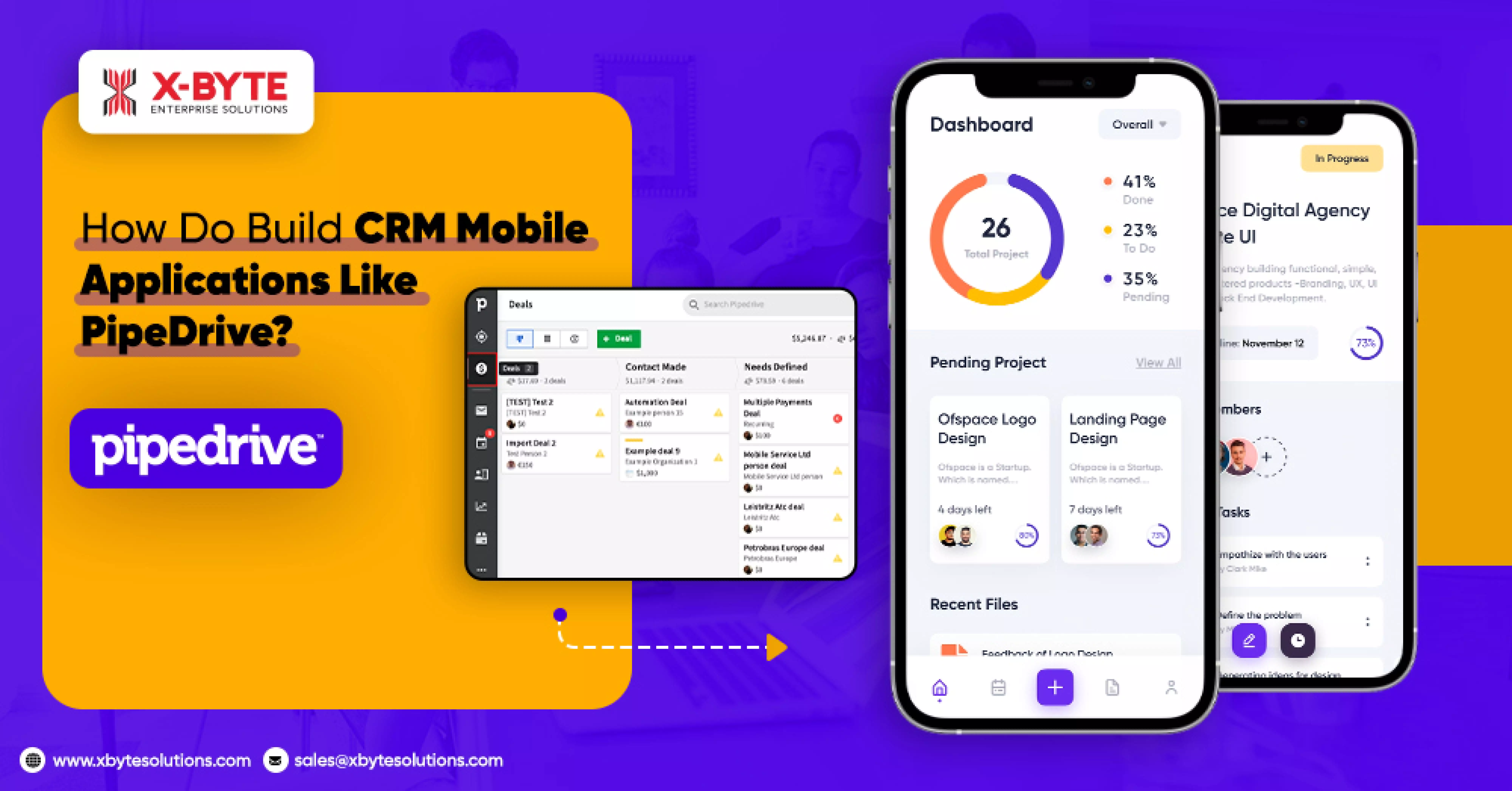 How Do Build CRM Mobile Applications Like PipeDrive
